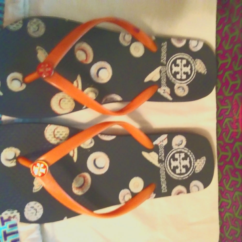 Tory Burch flip flops (Authentic)